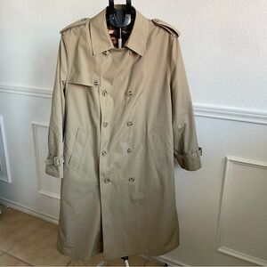 Oleg Cassini Beige Trench Coat